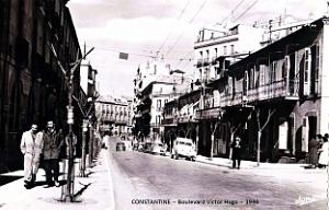 Constantine - Boulevard Victor Hugo en 1946